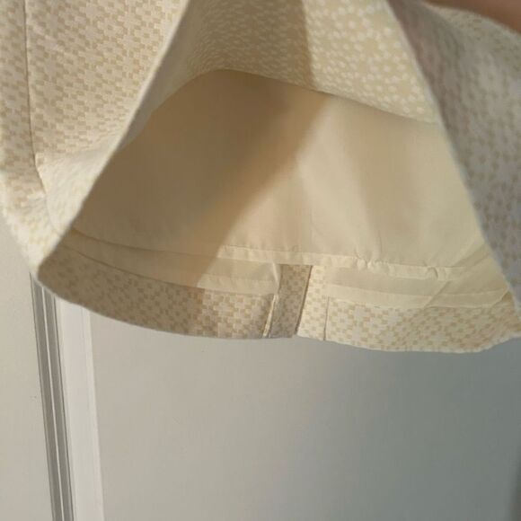 J Crew NWT Yellow and White Midi Skirt - Picture 3 of 6